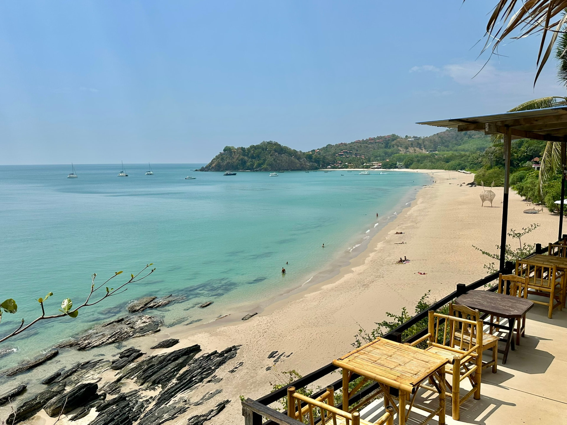 Koh Lanta coastline viewed from the beachfront